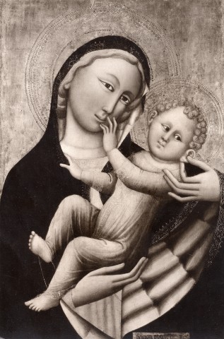Vasari — Simone di Filippo - sec. XIV - Madonna con Bambino — insieme